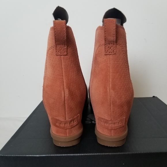 Sorel Joan Of Arctic Wedge ll Chelsea Rust Orange Brown Suad… - Picture 6 of 8